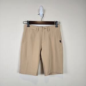 Quiksilver Ocean Union 19" Amphibian Boardshorts Boys Size 24/8 Plage Tan